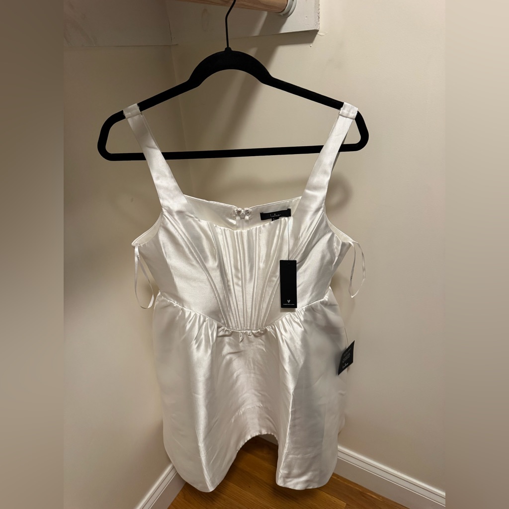 Lulus Bubble Love Bridal Dress
